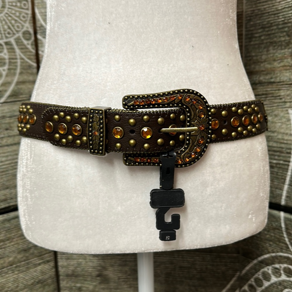 Western Style Bling Belt